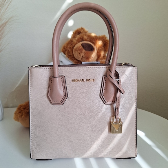 Michael Kors Mercer Median Accordion Messenger Tote  New Without Shoulde… - Picture 1 of 9